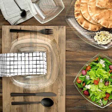 Imagem de Prato Fundo Wheaton Quadratto em Vidro Incolor