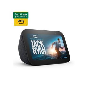 Imagem de Smart Speaker Echo Show 5 3ª Geração Amazon com Display de 5,5" e Alexa Preta - B09B2TS