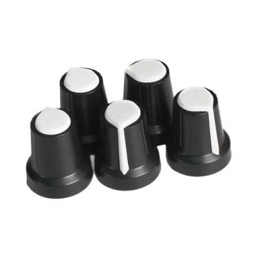 Imagem de Kit De Botões De Potenciômetro Amarelo, Laranja, Azul, Branco, Vermelh