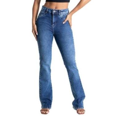 Imagem de Calça Jeans Sawary Levanta Bumbum - 281088 - Azul medio 40-Feminino