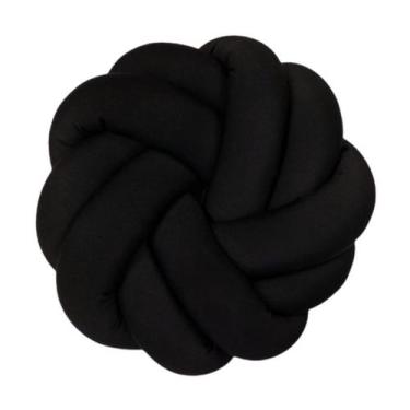 Imagem de Almofada de Nó Circle Várias Cores - Díspar Design, Preto