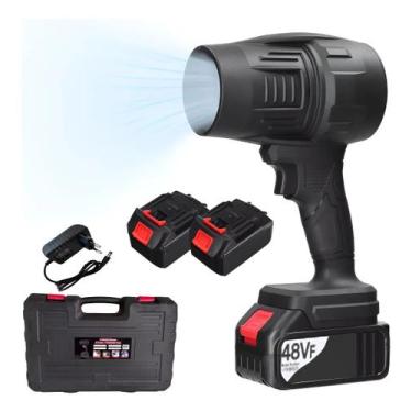 Imagem de Soprador De Folhas Turbo Portátil Secador Para Carros Pêlos de animais