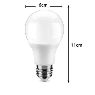 Imagem de Lâmpada LED 12W E27 Branco Frio 6500K Alta Potência Econômica 25.000h IRC >80 Ângulo 200°