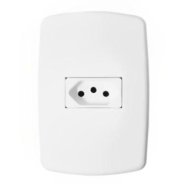 Imagem de Tomada Universal 2p+t 10a Com Placa - Dc-8100-25 - Dicompel - MONTREAL