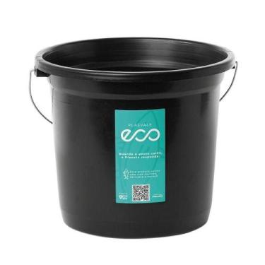 Imagem de Balde 8 Litros Plasvale Eco Preto