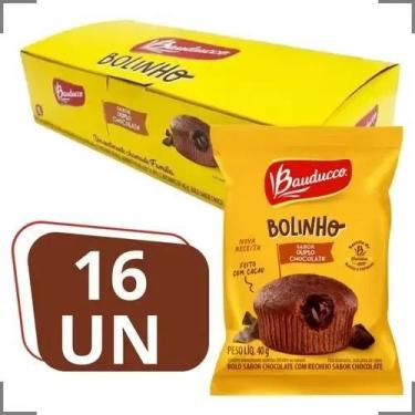Imagem de Bolinho Com Recheio Duplo De Chocolate Bauducco 40g C/16