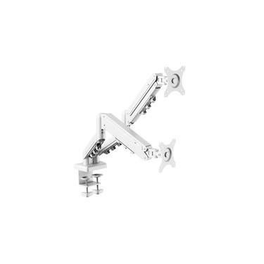 Imagem de Suporte de Mesa Articulado para 2 Monitores de 17" a 32" FlexiSpot F5D, Ajustes com Pis...