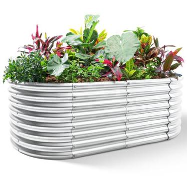 Imagem de Canteiro Elevado para Jardim Land Guard 122x61x61 cm Galvanizado