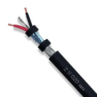 Imagem de Fio De Microfone 2x26 Awg 4mm Com Dupla Blindagem F/t Ofhc