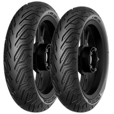 Imagem de Kit Pneu Michelin 100/90-14 + 90/90-14 52S Reinf City Grip 2 PCX 2019