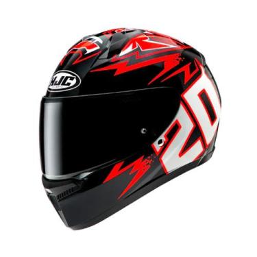 Imagem de Capacete Hjc C10 Fabio Quartararo 2024 Verm Pret Branc 58