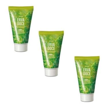 Imagem de Kit 3 Unidade Desodorante Em Creme Erva Doce 50g Avon