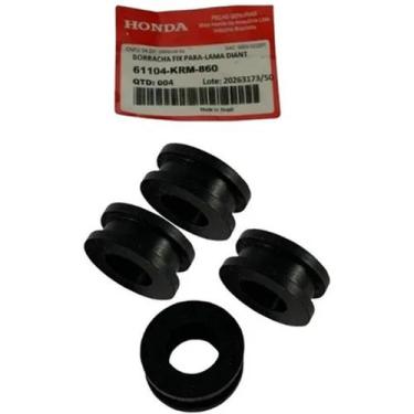 Imagem de 4 Coxim Fixação Paralama Dianteiro Titan 150 Original Honda
