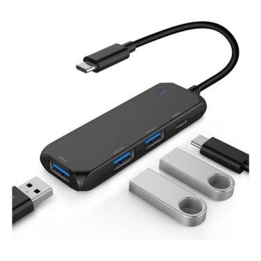 Imagem de Hub Usb C Type C 4 Portas 1 Usb-c 2.0 Adaptador - Cabos & Plugs