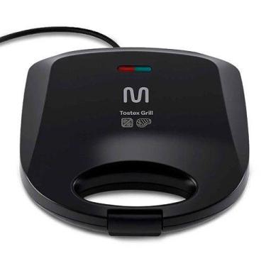 Imagem de Sanduicheira Tostex Grill Multi Home - Multilaser, Preto, 110V