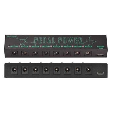 Imagem de Fonte De Alimentação Para Pedal De Efeito De Guitarra 8 Saídas DC Isol