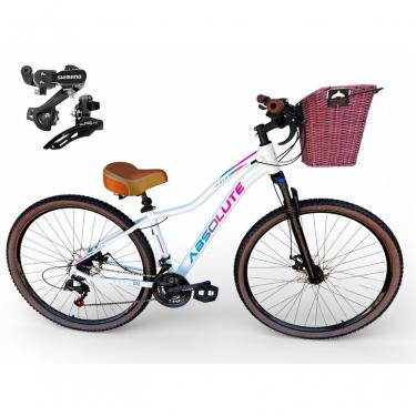 Imagem de Bicicleta Aro 29 Feminina Absolute Hera Retrô Vintage Shimano 21v Selim Confortável Ces...