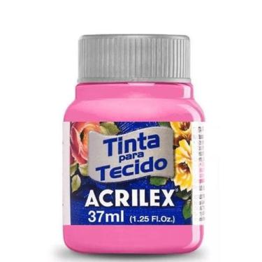 Imagem de Tinta De Tecido 37ml Acrilex Rose 988 Tinta De Tecido 37ml Acrilex Ros