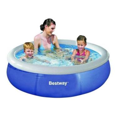 Imagem de Piscina 1.000 litros redonda inflável - premium - bestway - ETITOYS