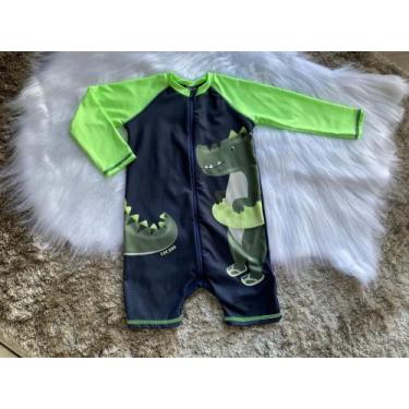 Imagem de Macacão de banho infantil masculino tamanho 03 - Luc.boo