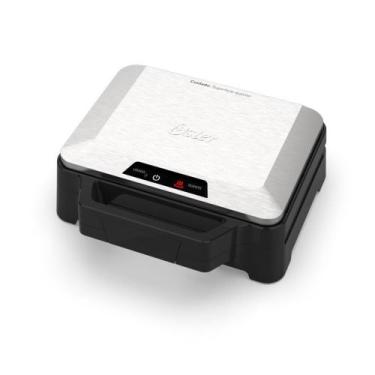 Imagem de Sanduicheira Elétrica Oster Multiuso OSAN500 1000W, Inox, 220V