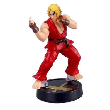 Imagem de Boneco Decorativo Street Fighter Personagem Ken 9cm Game Anime - Unive