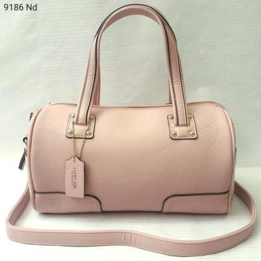 Imagem de Bolsa Feminina Transversal / Ombro Baú 9186 - Lucky Girl, Nude