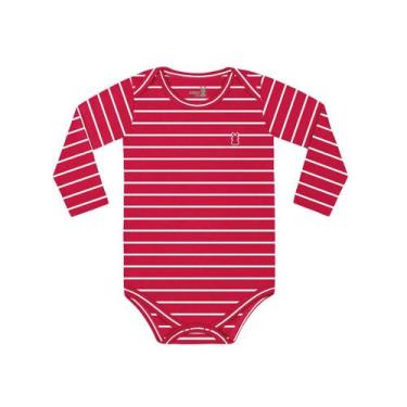 Imagem de Body Bebê Menina Manga Longa Kiko Ref 9392, G, Rosa