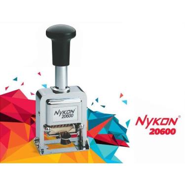 Imagem de Carimbo Numerador Automático Sequencial 6 Dígitos Nykon 20600 - Ideal 