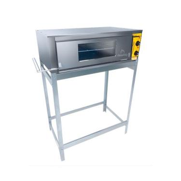 Imagem de Forno Elétrico Industrial 70x50 1 Câmara com Pedra Refratária Metalmaq