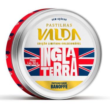 Imagem de Pastilhas Valda Inglaterra Sabor Banoffe Sem Açúcar Edição Limitada Co