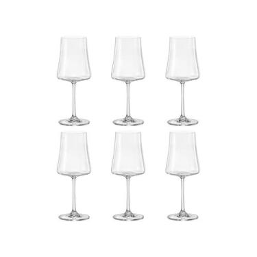 Imagem de Conjunto de 6 Taças Para Vinho Branco Xtra em Cristal 360ml - Bohemia