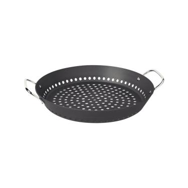 Imagem de Grelha para Churrasco 20889030 Alumínio Anodizado Grafite 30cm para Assar Alimentos Tramontina