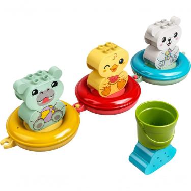 Imagem de Brinquedo de Banho Lego Duplo Trem Animais Flutuantes 10965 com Hipopótamo Pato e Urso Polar