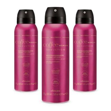 Imagem de Combo Desodorante Antitranspirante Aerossol Coffee Woman Seduction 75g