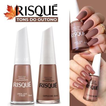 Imagem de Kit Esmaltes Risqué Tons Do Outono Esmaltes Atacado, 2 Unidades