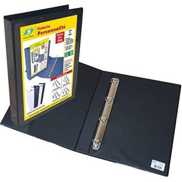 Imagem de Fichario De Pvc Personalite A4 40Mm 4 Arg.Pret - ACP