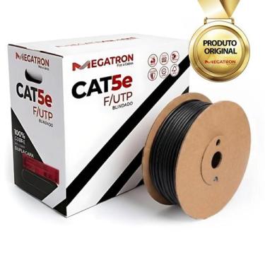 Imagem de Cabo De Rede Megatron Cat5e Blindado F Utp 305m Bobina