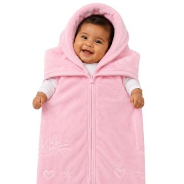 Imagem de Cobertor Infantil Baby Sac Relevo Jolitex 80x90cm Super Macio Antialér