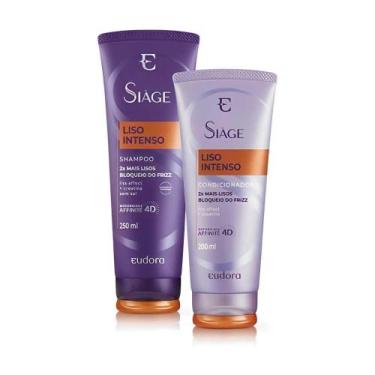 Imagem de Kit Liso Intenso Shampoo E Condicionador Eudora Siàge