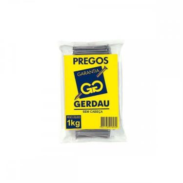 Imagem de Prego Gerdau Sem Cabeca 12X12 (1,80X28mm) 1Kg
