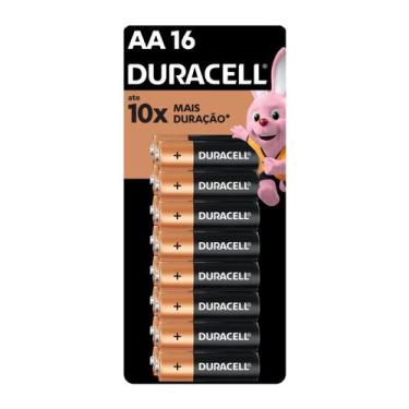 Imagem de 16 Pilhas Alcalinas Aa Duracell F108