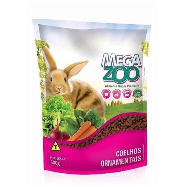 Imagem de Ração Extrusada para Coelhos Adultos Megazoo 500g