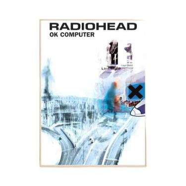 Imagem de Pôster Vintage De Personagens De Bandas De Rock Radiohead, Adesivo Art
