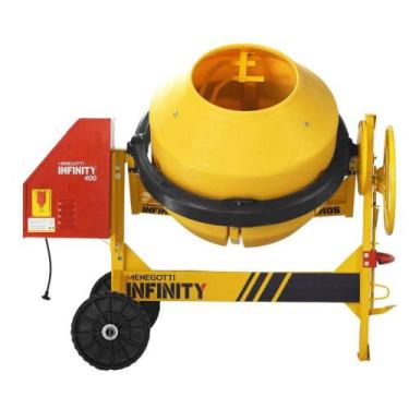 Imagem de Betoneira 400L 2CV 4P Bivolt Roda Kit Segurança MENEGOTTI