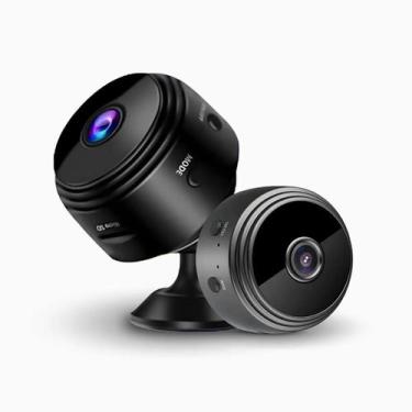 Imagem de Mini Câmera Espiã A9 Wifi com Sensor e Visão Noturna - Thor, Preto
