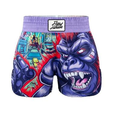 Imagem de Shorts De Muay Thai Gorilla Duráveis Para Treinamento De MMA, Boxe E L