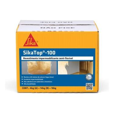 Imagem de Sika Top 100 Revestimento Impermeabilizante 18kg Sika
