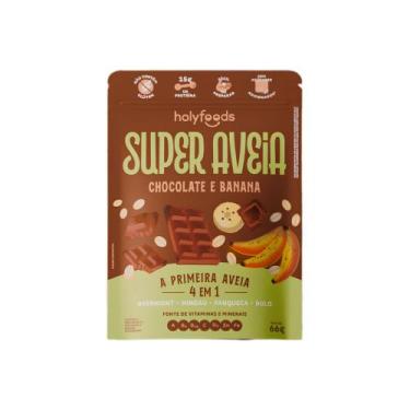 Imagem de Super Aveia Chocolate e Banana Holyfoods 66g