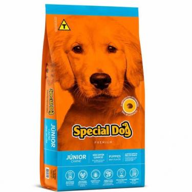 Imagem de Ração Special Dog Júnior Carne 20kg Premium Completa para Filhotes de 